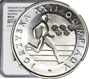 20 Gold 1980, Games of the XXII Olympiad, minted