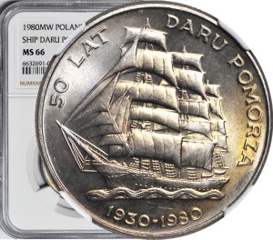 20 gold 1980, Gift of Pomerania, minted