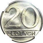 20 złotych 1987, nominał, menniczy