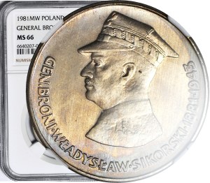50 gold 1981, Wladyslaw Sikorski, minted