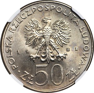 50 gold 1981, Wladyslaw Sikorski, minted