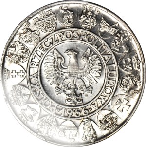 100 gold 1966 Mieszko and Dabrowa, minted