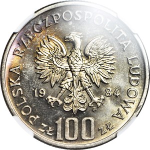 100 zloty 1984, 40 years of the People's Republic of Poland, mint.