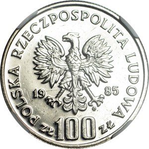100 gold 1985 Monument, Polish Mother's Hospital, minted