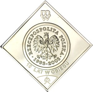 1 zloty 2005, clip for 10th anniversary of coin in circulation