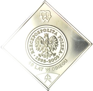 50 pennies 2005, a clipping for the 10th anniversary of the coin in circulation