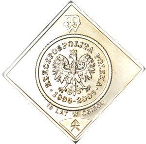 20 pennies 2005, a clipping for the 10th anniversary of the coin in circulation