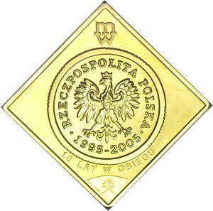 5 pennies 2005, a clipping for the 10th anniversary of the coin in circulation