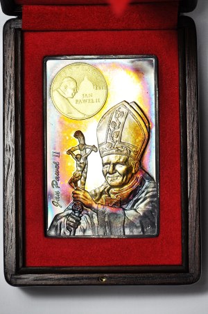 COLLECTION bar 5 oz. Ag 999, mintage of 500 pcs, St. John Paul II