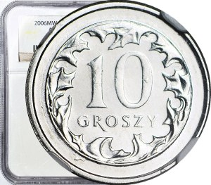 RR-, 10 pennies 2006, SAMPLE ALUMINIUM, rarity