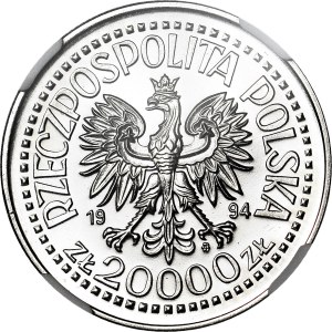 20,000 gold 1994 Sigismund I the Old, SAMPLE, nickel