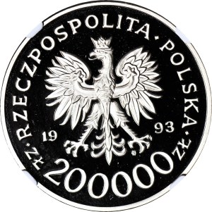 200,000 PLN 1993, Szczecin, SAMPLE, NIKIEL