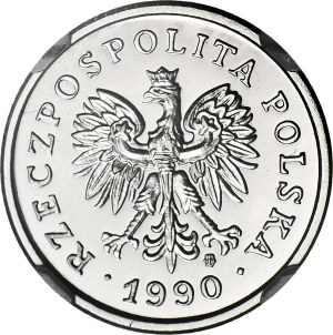 20 pennies 1990, exquisite, SAMPLE, NIKIEL