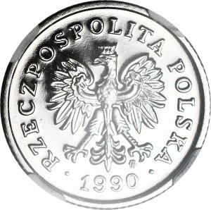 50 pennies 1990, exquisite, SAMPLE, NIKIEL