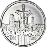 100.000 złotych 1990, Solidarność, mennicze, typ B