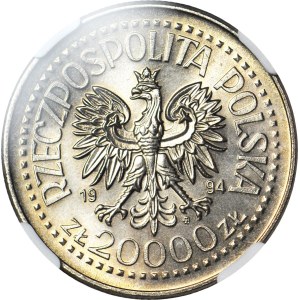 20.000 złotych 1994, Zygmunt I Stary, menniczy