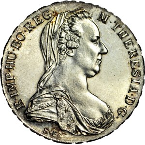 Austria, Maria Teresa, Talar 1780, nowe bicie, menniczy