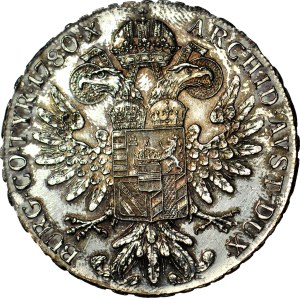 Austria, Maria Teresa, Talar 1780, nowe bicie, menniczy