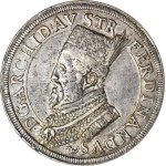 Austria, Tyrol, Ferdynand II , Dwutalar (2 thaler) 1546-1596, Hall, bardzo rzadki i piękny