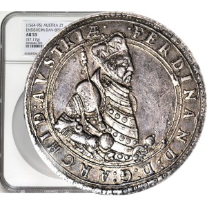 Austria, Arcyksiążę Ferdynand 1564-1595, Dwutalar (2 thaler) bez daty, Ensisheim, piękny