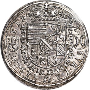 Austria, Arcyksiążę Ferdynand 1564-1595, Dwutalar (2 thaler) bez daty, Ensisheim, piękny