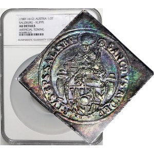 Austria, Salzburg, Wolf Dietrich von Raitenau (1587 - 1612), Klipa 1/2 talara, piękna