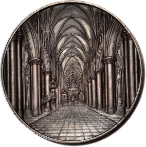 Belgium, Medal 1846, Tongeren Cathedral