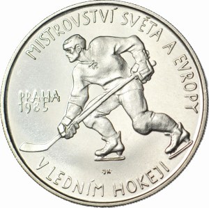 Czechoslovakia 100 crowns, 1985, Ice Hockey World Championships