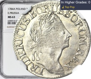 Germany, Prussia, Frederick II the Great 1740-1786, 3 krajcars 1784 A, Berlin, minted