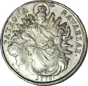 Germany, Bavaria, Charles II Theodor, Thaler 1778, beautiful