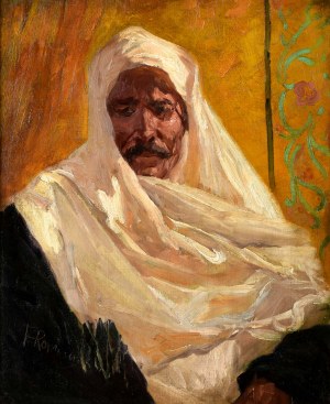 Franz Roubaud (1856 Odessa - 1928 Monachium), Szejk arabski