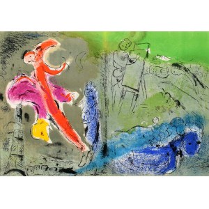 Marc Chagall (1887 Witebsk, Białoruś -1985 Saint-Paul-De-Vence, Francja), Kompozycja