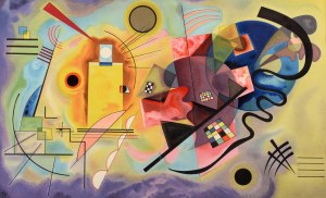 Vassily Kandinsky (1866 Moskwa, Rosja - 1944 Neuilly-Sur-Seine, Francja), Kompozycja abstrakcyjna