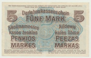 Kaunas 5 marks 1918, ser. B
