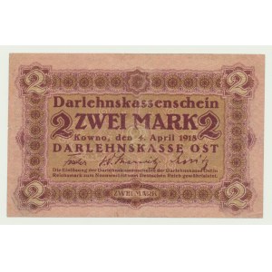 Kowno 2 marki 1918, ser. A
