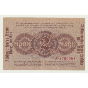 Kowno 2 marki 1918, ser. A