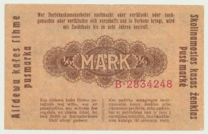 Kaunas 1/2 mark 1918, ser. B