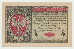 1/2 marki polskiej 1916 Generał, ser. B