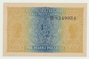 1/2 marki polskiej 1916 Generał, ser. B