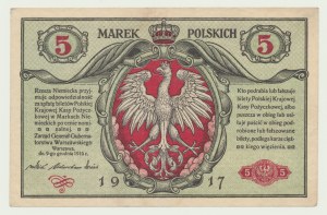 5 marks 1916 Gen. B, tickets, rarity
