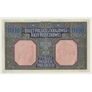 1000 marek 1916 Generał, ser. A, rzadkie i piękne