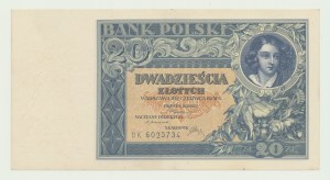 20 gold 1931, ser. DK