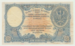 100 zloty 1919 Kosciuszko, S.A. series.