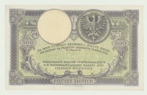 500 zloty Kosciuszko, 28.02.1919, SA series