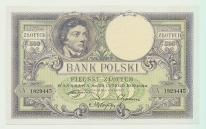 500 zloty Kosciuszko, 28.02.1919, SA series