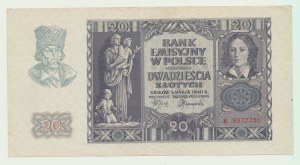 20 zloty 1940, series K