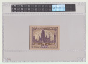 Danzig, 50 fenig 1919, violet print