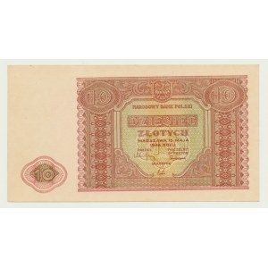 10 złotych 1946, bez oznaczenia serii