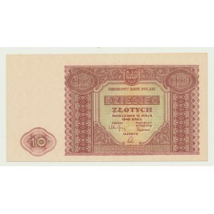 10 złotych 1946, bez oznaczenia serii