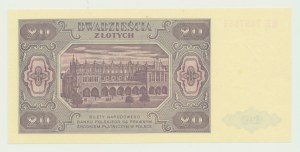 20 gold 1948, ser. KE, MODEL